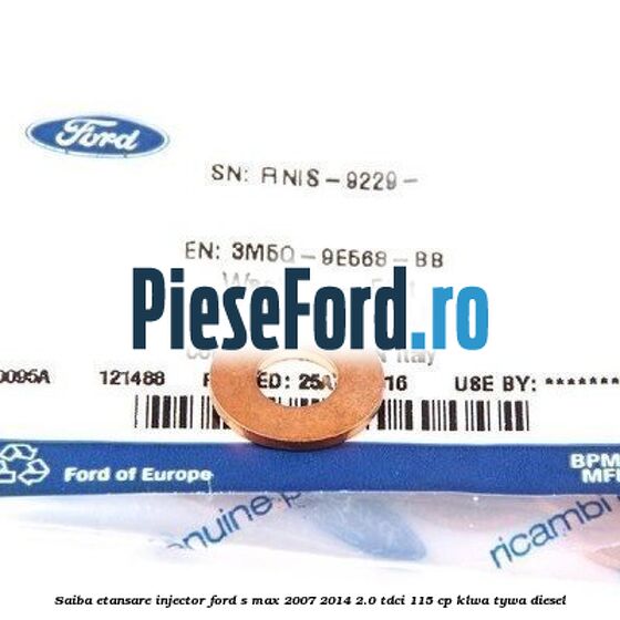 Saiba etansare injector Ford S-Max 2007-2014 2.0 TDCi 115 cp KLWA, TYWA diesel