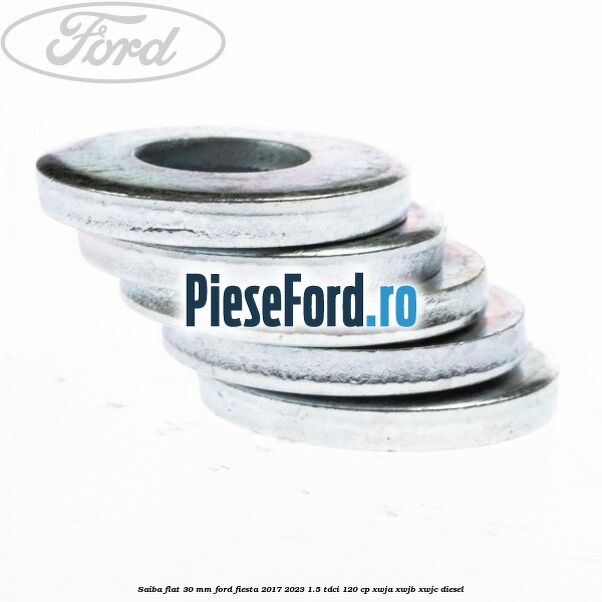 Saiba flat 30 mm Ford Fiesta 2017-2023 1.5 TDCi 120 cp XWJA, XWJB, XWJC diesel