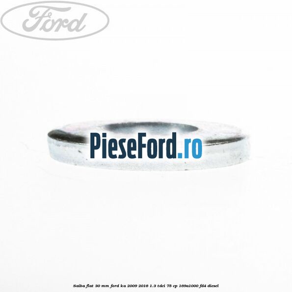Saiba flat 30 mm Ford Ka 2009-2016 1.3 TDCi 75 cp 169A1000, FD4 diesel