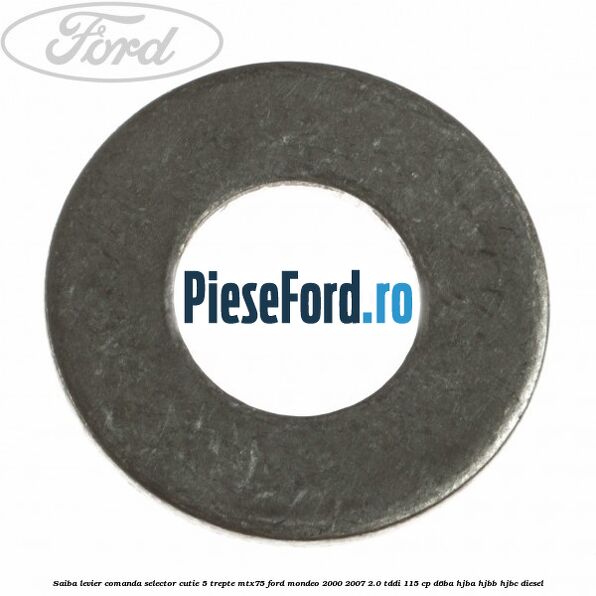 Saiba levier comanda selector cutie 5 trepte MTX75 Ford Mondeo 2000-2007 2.0 TDDI 115 cp D6BA, HJBA, HJBB, HJBC diesel