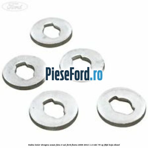 Saiba levier dreapta scaun fata 3 usi Ford Fiesta 2008-2012 1.4 TDCi 70 cp F6JD, KVJA diesel