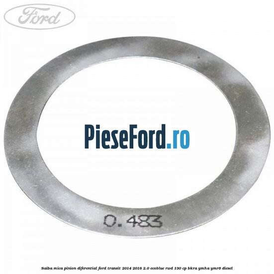 Saiba mica pinion diferential Ford Transit 2014-2018 2.0 EcoBlue RWD 130 cp Saiba mica pinion diferential Ford Transit 2014-2018 2.0 EcoBlue RWD 130 cp BKRA, YMHA, YMR6 diesel
