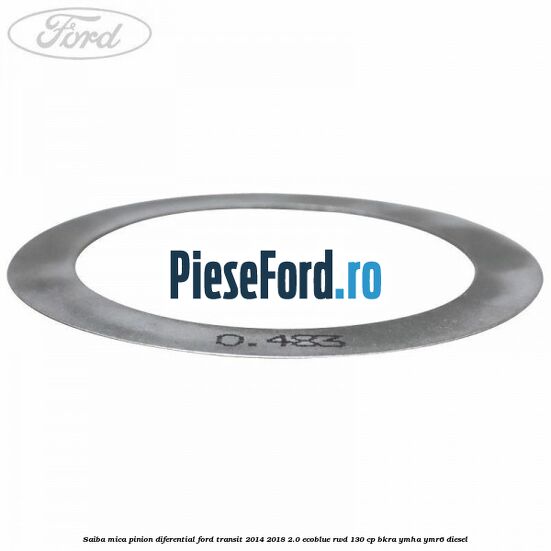 Saiba mica pinion diferential Ford Transit 2014-2018 2.0 EcoBlue RWD 130 cp Saiba mica pinion diferential Ford Transit 2014-2018 2.0 EcoBlue RWD 130 cp BKRA, YMHA, YMR6 diesel