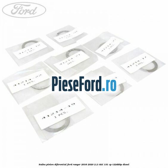 Saiba pinion diferential Ford Ranger 2016-2020 2.2 TDCi 131 cp T22DD0P diesel