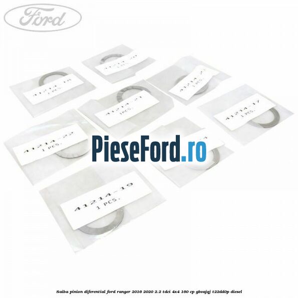 Saiba pinion diferential Ford Ranger 2016-2020 2.2 TDCi 4x4 160 cp GBVAJQJ, T22DD0P diesel