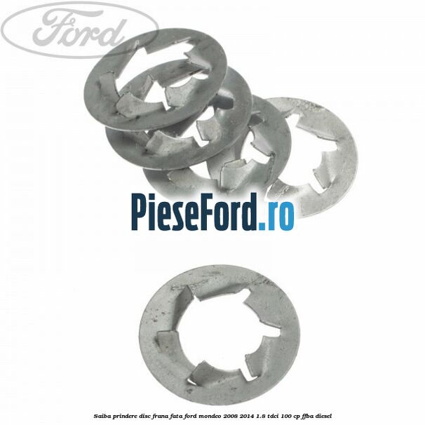 Saiba prindere disc frana fata Ford Mondeo 2008-2014 1.8 TDCi 100 cp FFBA diesel