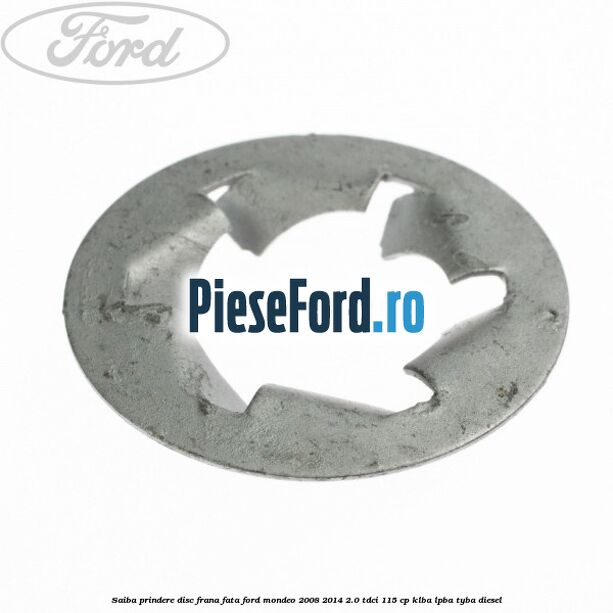 Saiba prindere disc frana fata Ford Mondeo 2008-2014 2.0 TDCi 115 cp KLBA, LPBA, TYBA diesel