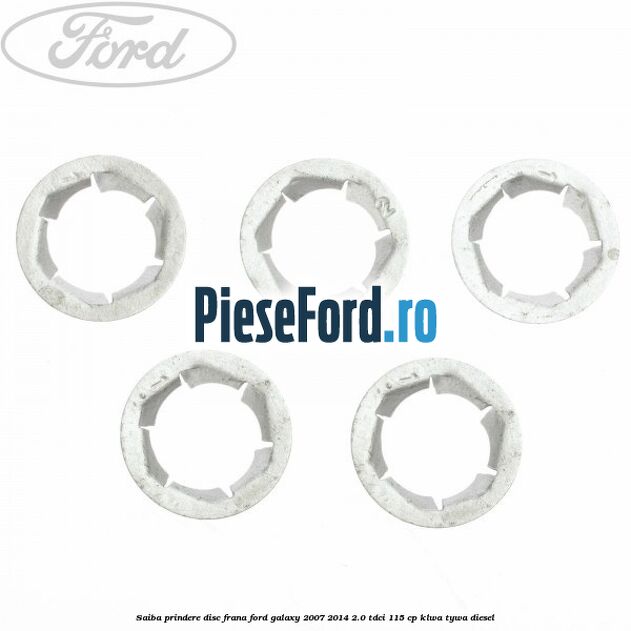 Saiba prindere disc frana Ford Galaxy 2007-2014 2.0 TDCi 115 cp KLWA, TYWA diesel