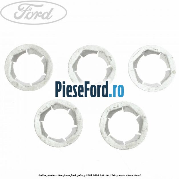 Saiba prindere disc frana Ford Galaxy 2007-2014 2.0 TDCi 136 cp AZWC, UKWA diesel