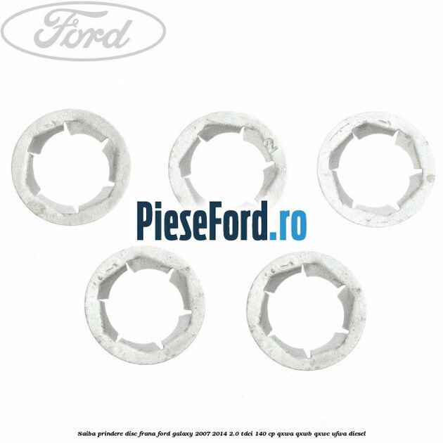 Saiba prindere disc frana Ford Galaxy 2007-2014 2.0 TDCi 140 cp QXWA, QXWB, QXWC, UFWA diesel