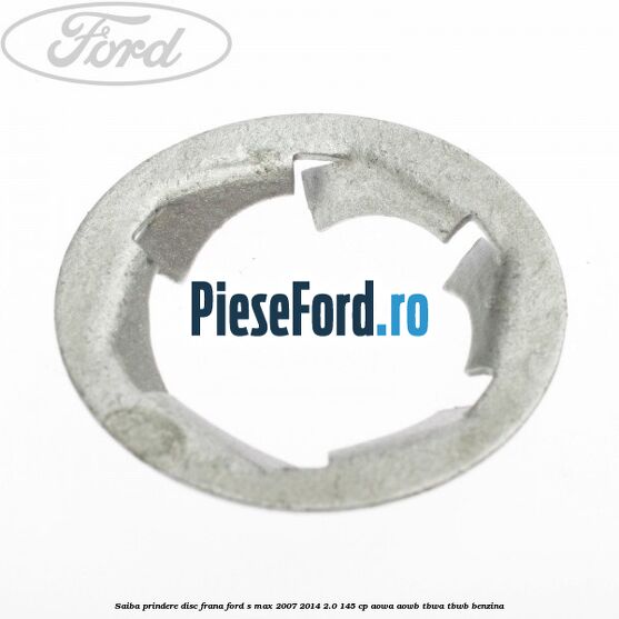 Saiba prindere disc frana Ford S-Max 2007-2014 2.0 145 cp AOWA, AOWB, TBWA, TBWB benzina