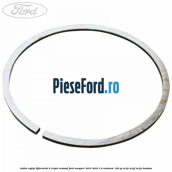 Saiba reglaj diferential 6 trepte manual Ford EcoSport 2013-2018 1.0 EcoBoost 125 cp M1JC, M1JJ, M1JU benzina