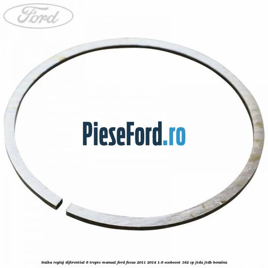 Saiba reglaj diferential 6 trepte manual Ford Focus 2011-2014 1.6 EcoBoost 182 cp JTDA, JTDB benzina