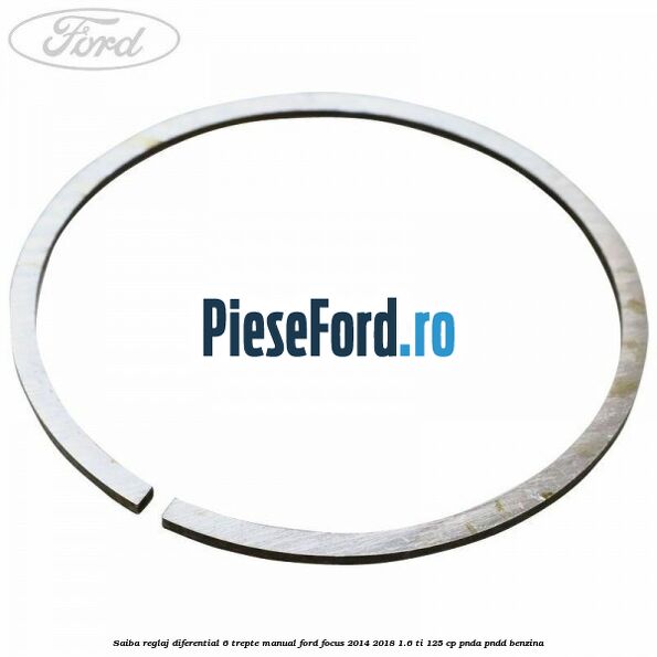 Saiba reglaj diferential 6 trepte manual Ford Focus 2014-2018 1.6 Ti 125 cp PNDA, PNDD benzina