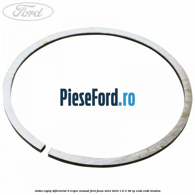 Saiba reglaj diferential 6 trepte manual Ford Focus 2014-2018 1.6 Ti 85 cp XTDA, XTDB benzina