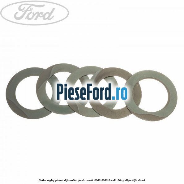 Saiba reglaj pinion diferential Ford Transit 2000-2006 2.4 DI  90 cp D2FA, D2FB diesel