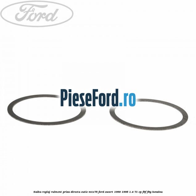 Saiba reglaj rulment priza directa cutie MTX75 Ford Escort 1990-1995 1.4 71 cp Saiba reglaj rulment priza directa cutie MTX75 Ford Escort 1990-1995 1.4 71 cp F6F, F6G benzina