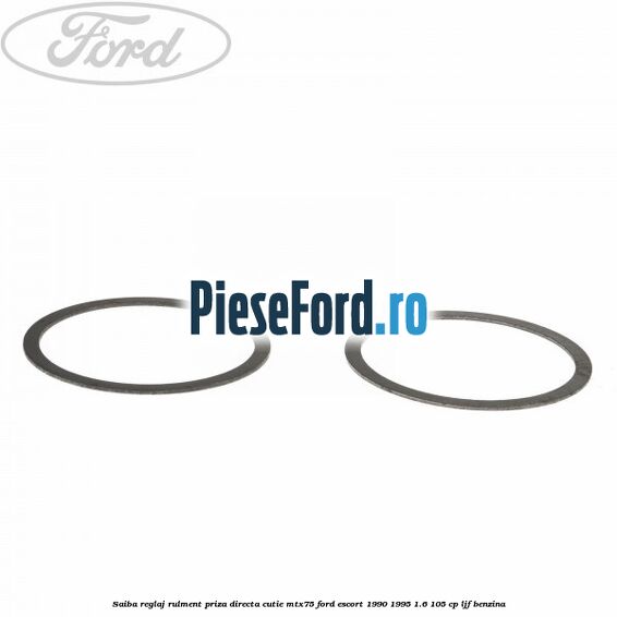 Saiba reglaj rulment priza directa cutie MTX75 Ford Escort 1990-1995 1.6 105 cp LJF benzina