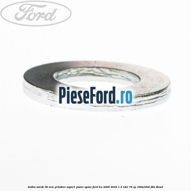 Saiba surub 90 mm prindere suport punte spate Ford Ka 2009-2016 1.3 TDCi 75 cp 169A1000, FD4 diesel