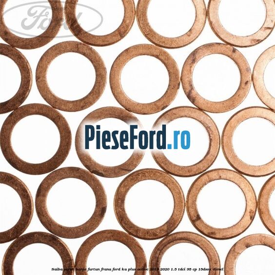 Saiba surub banjo furtun frana Ford Ka plus Active 2019-2020 1.5 TDCI 95 cp 15DSOX diesel