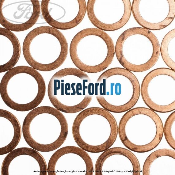 Saiba surub banjo furtun frana Ford Mondeo 2019-2023 2.0 Hybrid 188 cp C20EDEF hybrid