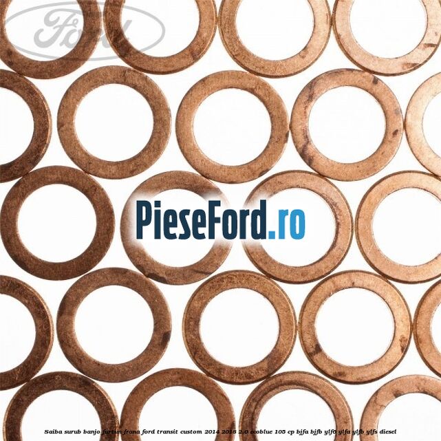 Saiba surub banjo furtun frana Ford Transit Custom 2014-2018 2.0 EcoBlue 105 cp BJFA, BJFB, YLF6, YLFA, YLFB, YLFS diesel