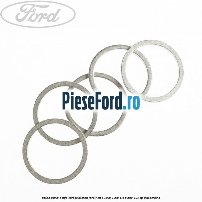 Saiba surub banjo turbosuflanta Ford Fiesta 1989-1996 1.6 Turbo 131 cp LHA benzina