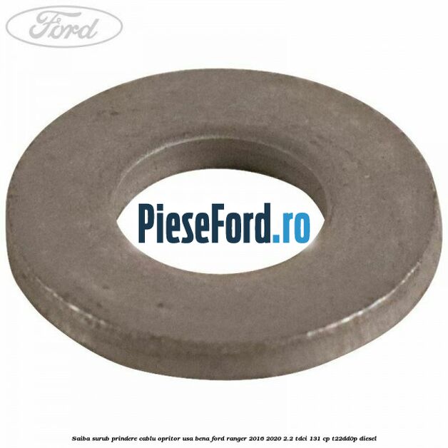 Saiba surub prindere cablu opritor usa bena Ford Ranger 2016-2020 2.2 TDCi 131 cp T22DD0P diesel