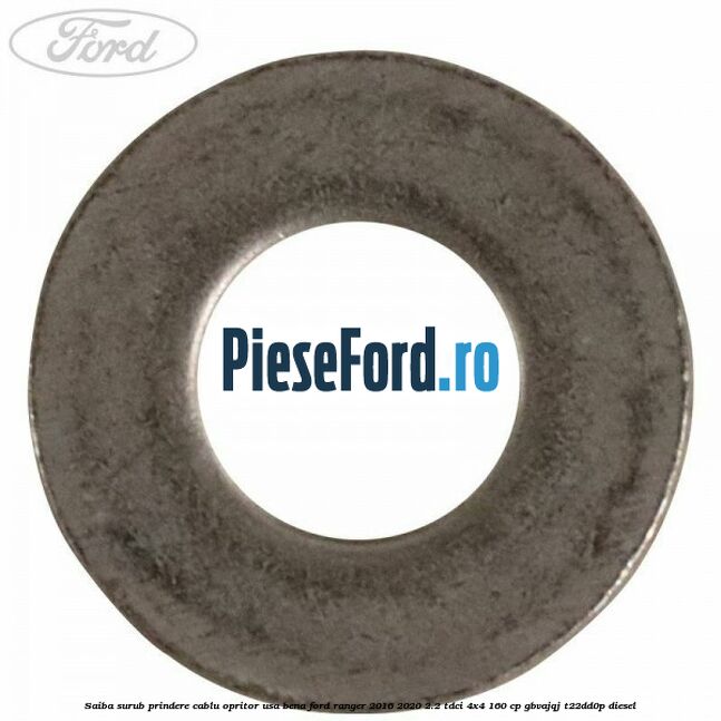 Saiba surub prindere cablu opritor usa bena Ford Ranger 2016-2020 2.2 TDCi 4x4 160 cp GBVAJQJ, T22DD0P diesel