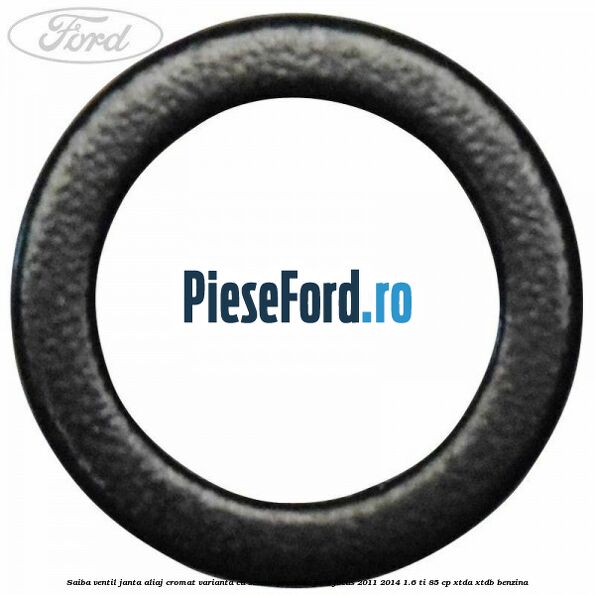 Saiba ventil janta aliaj cromat, varianta cu senzor presiune Ford Focus 2011-2014 1.6 Ti 85 cp XTDA, XTDB benzina