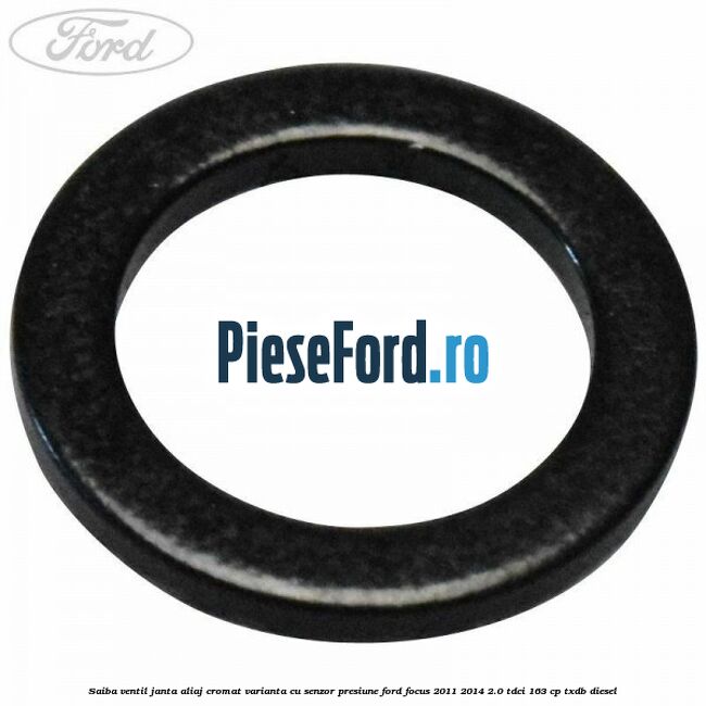 Saiba ventil janta aliaj cromat, varianta cu senzor presiune Ford Focus 2011-2014 2.0 TDCi 163 cp TXDB diesel