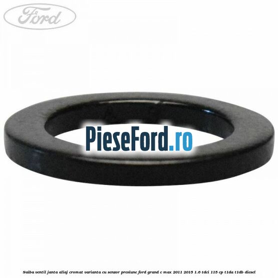 Saiba ventil janta aliaj cromat, varianta cu senzor presiune Ford Grand C-Max 2011-2015 1.6 TDCi 115 cp T1DA, T1DB diesel