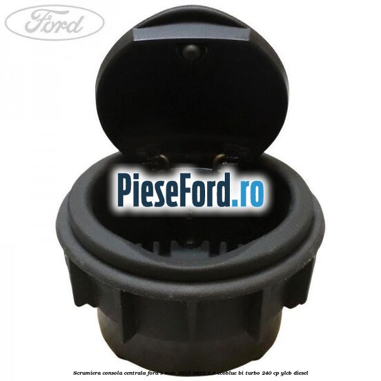 Scrumiera consola centrala Ford S-Max 2015-2023 2.0 EcoBlue Bi-Turbo 240 cp YLCB diesel