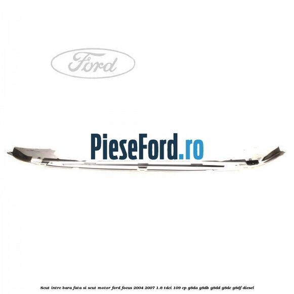Scut intre bara fata si scut motor Ford Focus 2004-2007 1.6 TDCi 109 cp G8DA, G8DB, G8DD, G8DE, G8DF diesel