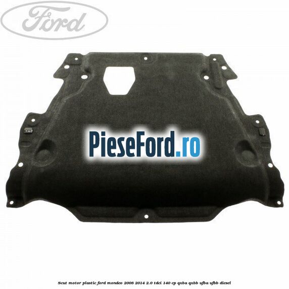 Scut motor, plastic Ford Mondeo 2008-2014 2.0 TDCi 140 cp