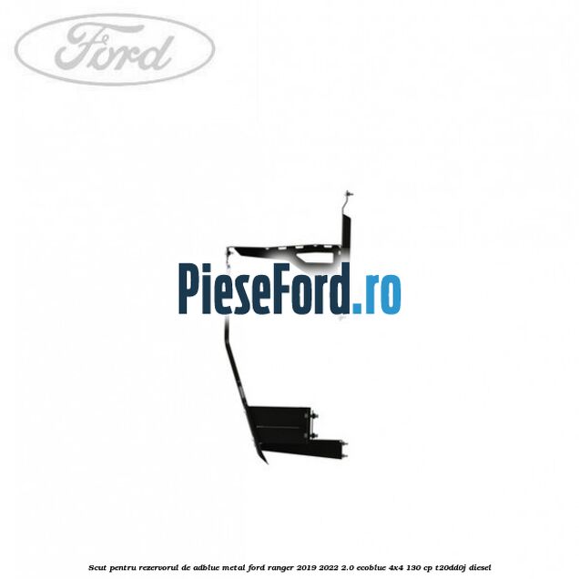 Scut pentru rezervorul de adblue metal Ford Ranger 2019-2022 2.0 EcoBlue 4x4 130 cp T20DD0J diesel