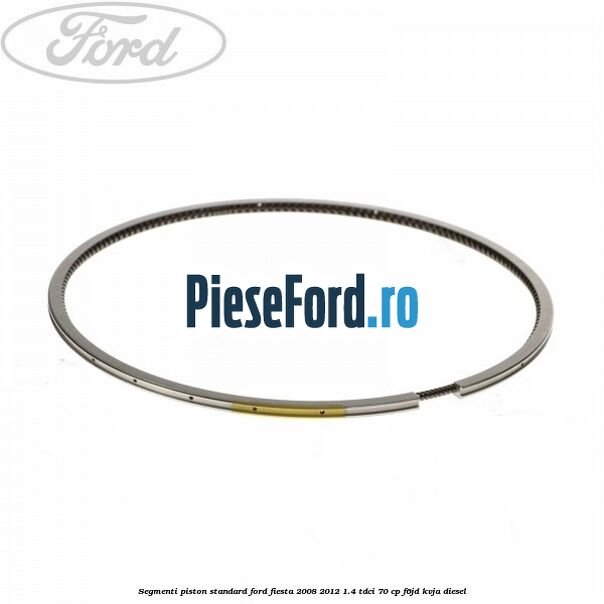 Segmenti piston standard Ford Fiesta 2008-2012 1.4 TDCi 70 cp F6JD, KVJA diesel