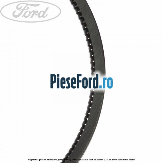 Segmenti piston standard Ford Galaxy 2015-2023 2.0 TDCi BI-Turbo 210 cp T9CB, T9CC, T9CD diesel