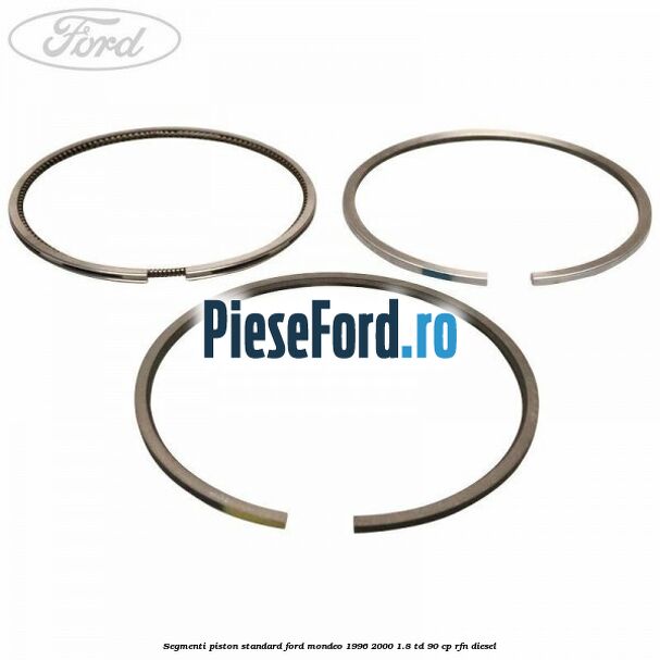 Segmenti piston standard Ford Mondeo 1996-2000 1.8 TD 90 cp RFN diesel