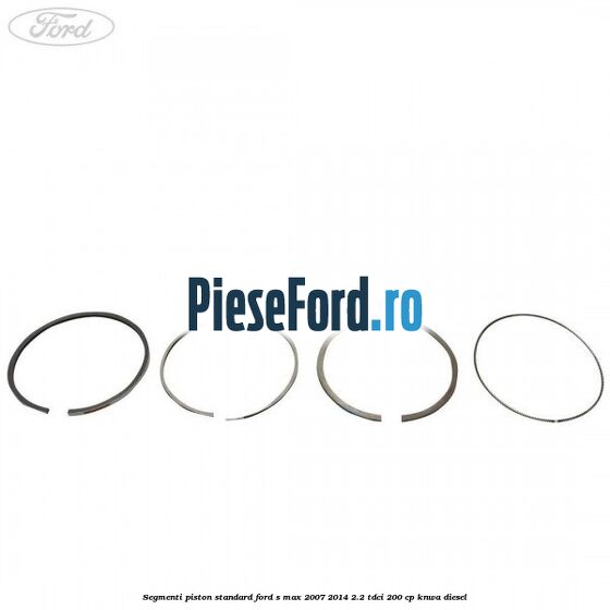 Segmenti piston standard Ford S-Max 2007-2014 2.2 TDCi 200 cp KNWA diesel