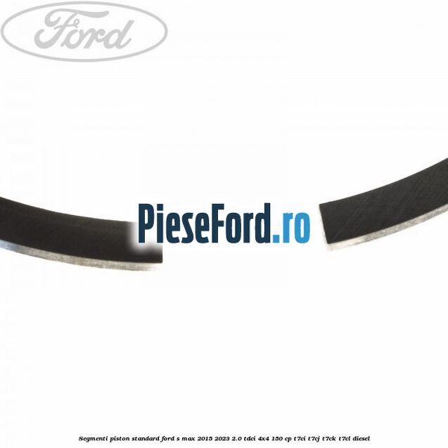 Segmenti piston standard Ford S-Max 2015-2023 2.0 TDCi 4x4 150 cp T7CI, T7CJ, T7CK, T7CL diesel