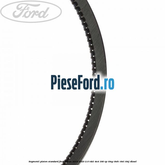 Segmenti piston standard Ford S-Max 2015-2023 2.0 TDCi 4x4 180 cp T8CG, T8CH, T8CI, T8CJ diesel