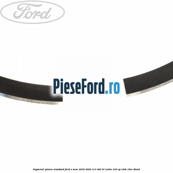 Segmenti piston standard Ford S-Max 2015-2023 2.0 TDCi BI-Turbo 210 cp T9CB, T9CC diesel