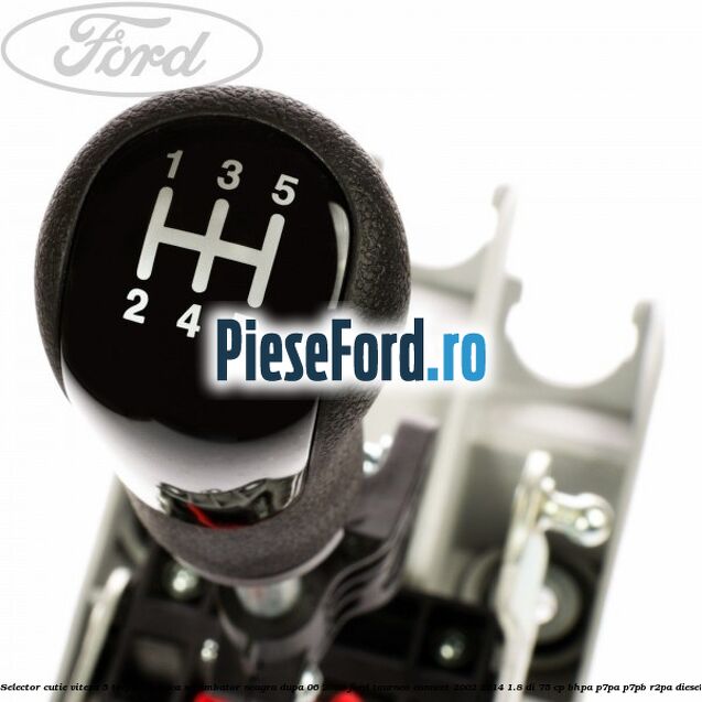 Selector cutie viteza 5 trepte cu nuca schimbator neagra dupa 06/2006 Ford Tourneo Connect 2002-2014 1.8 Di 75 cp BHPA, P7PA, P7PB, R2PA diesel