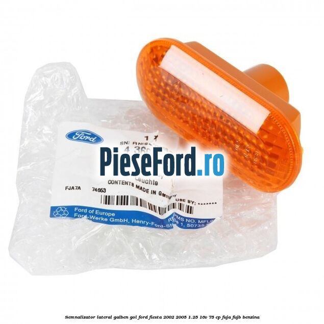 Semnalizator lateral galben gol Ford Fiesta 2002-2005 1.25 16V 75 cp FUJA, FUJB benzina