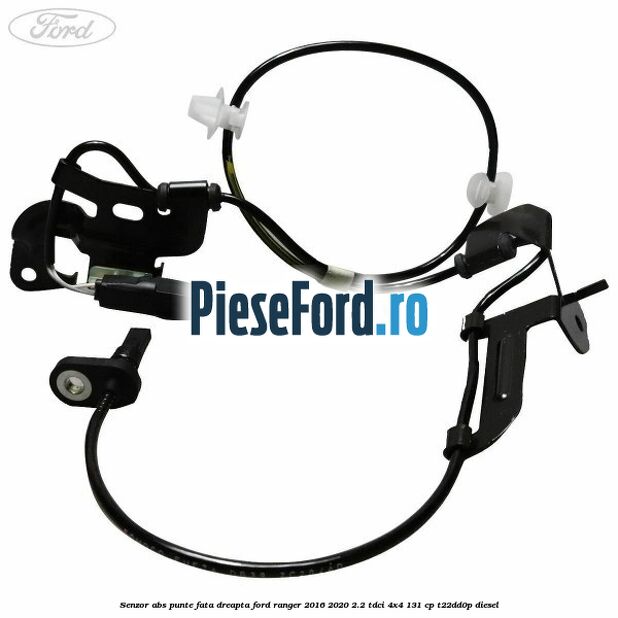 Senzor ABS punte fata dreapta Ford Ranger 2016-2020 2.2 TDCi 4x4 131 cp T22DD0P diesel