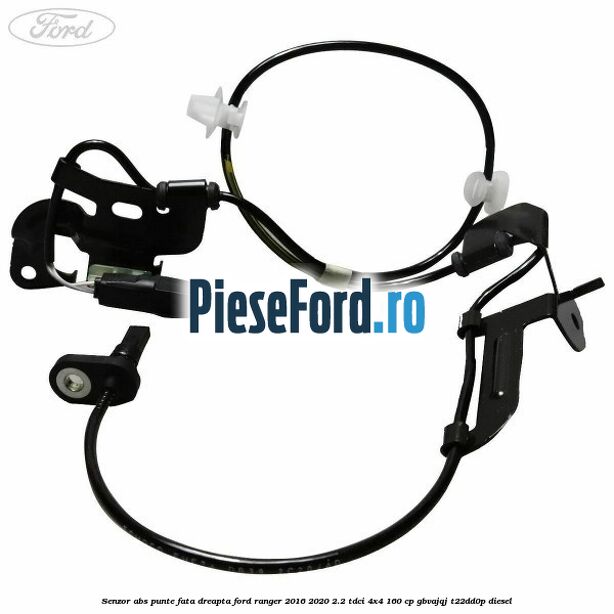 Senzor ABS punte fata dreapta Ford Ranger 2016-2020 2.2 TDCi 4x4 160 cp GBVAJQJ, T22DD0P diesel