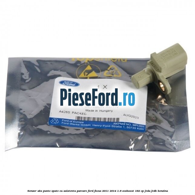 Senzor ABS punte spate cu asistenta parcare Ford Focus 2011-2014 1.6 EcoBoost 182 cp JTDA, JTDB benzina