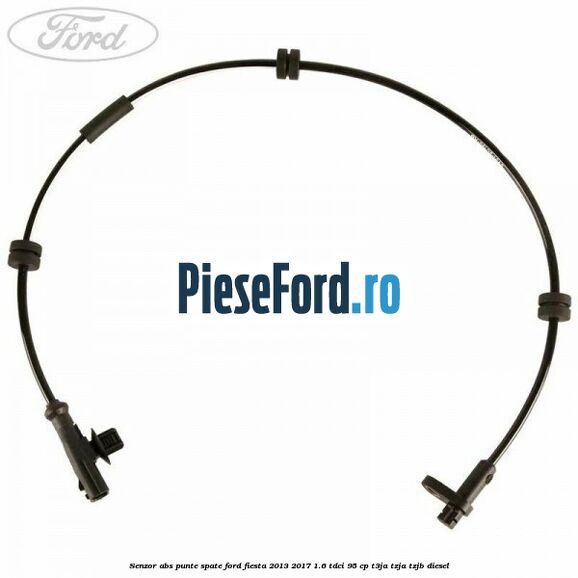 Senzor ABS punte spate Ford Fiesta 2013-2017 1.6 TDCi 95 cp T3JA, TZJA, TZJB diesel