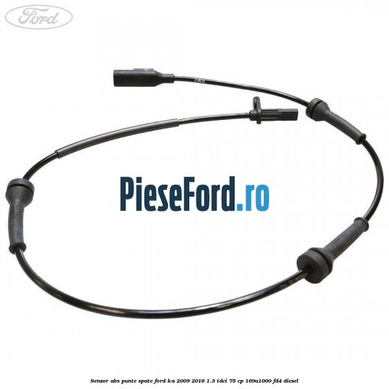 Senzor ABS punte spate Ford Ka 2009-2016 1.3 TDCi 75 cp 169A1000, FD4 diesel